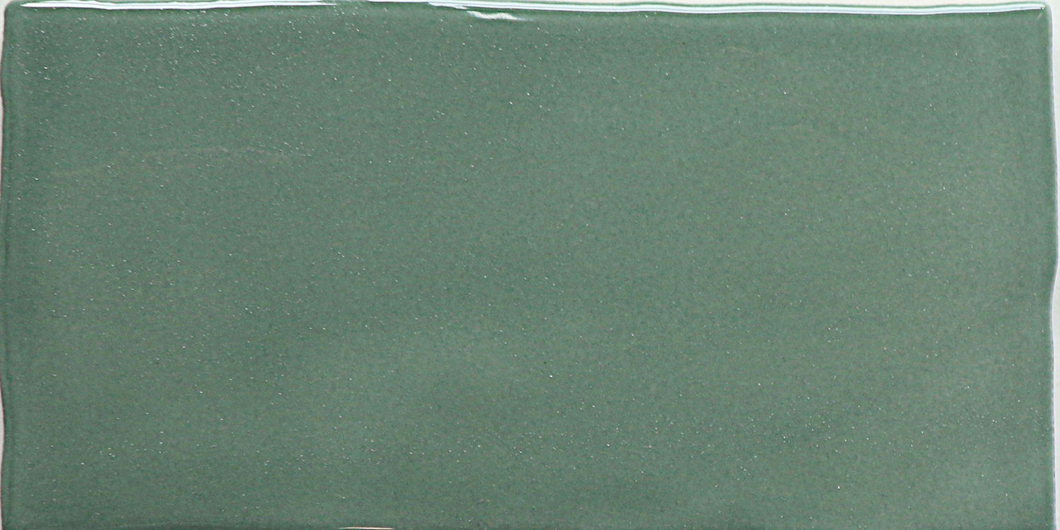 광동 작은 물결 모양 가장자리 3d 유약 욕실 타일 벽 녹색