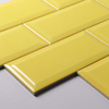 부엌 백스플래쉬 노란 색깔을 위한 10 x 20 현대 부엌 벽 도와